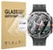 Diruite 4 Pezzi Vetro Temperato per Samsung Galaxy Watch Ultra 47mm(2025/2024) Pellicola Protettiva,HD Vetro Senza Bolle Protezione