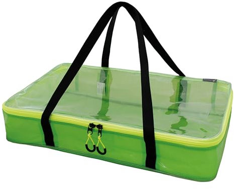 tee-uu Euro L Modultasche | verschiedene Farbvarianten | für Eurobehälter | Ordnung | langlebig | übersichtlich | vielseitig (grün)