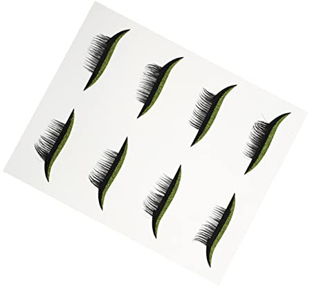 minkissy Calcomanías Adhesivas para Delineador de Ojos 4 Autoadhesivas a Prueba de Agua para Mujeres para Fiestas Discotecas y Cosplay