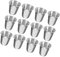 Ipetboom 12 Pièces Vaisselle Sacrée Coupes De Communion Coupe De Communion Portable Tasse D'eau Bénite Coupe De Communion En Métal Tasses à Expresso Gobelet Compact Acier Inoxydable