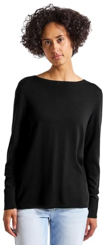 Street One Basic Pullover Black 38