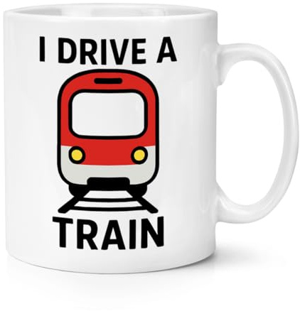Gift Base I Drive A Train Tube 10oz Mug Cup