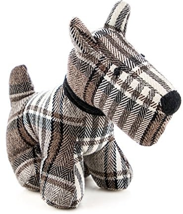 Nicola Spring Butée de porte Bentley le chien - 30 x 24 cm - Marron - Lot de 1 - Butée de porte lestée décorative d'intérieur vintage, butée de porte en forme d'animal