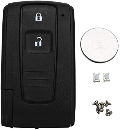 Windy5 Replacement for Corolla Verso Prius Remote Key Shell Fob Case Switch Battery 2 Button Car Accessories Durable