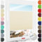 Schuette® Plissee mit Bohren zum Anschrauben ● Premium Kollektion: Sahara's Sand ● 20x80cm (Breite x Höhe) ● Suprafix Faltrollo Befestigung ● Bequeme Rollo Montage inkl. Video
