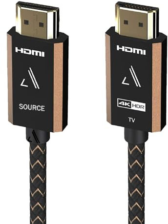 AUSTERE III Series 4K Active HDMI Cable 5.0m 4K HDR, 18Gbps for 4K60, High Fidelity ARC, Gold Contacts & High Flex Cable