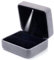 GBYAN Velvet Ring Box mit LED-Licht Schmuck Display Geschenkbox für Ehe, Verlobung, Hochzeit (grau)