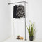 VARIOUS Kleiderstange für die Ecke - div. Größen, z.B. 120 x 180 cm - Industrial Design Eck-Garderobe für Jacken - nach links o. rechts - schwarz, Metall