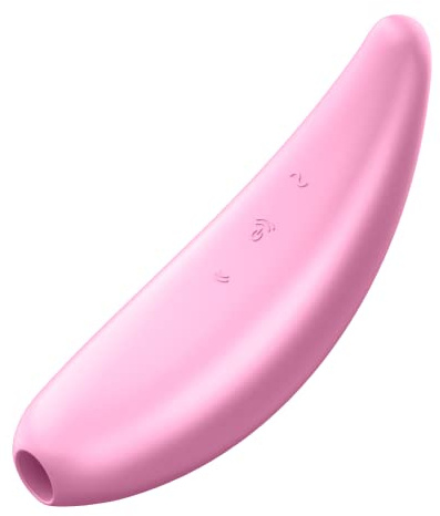 Satisfyer Curvy 3 Connect App | Wiederaufladbarer Druckwellen-Vibrator | Klitoris-Sauger mit Vibrationen | Sex-Spielzeug für Frauen | Wasserdicht (IPX7) | Sex Toys | Medizinisches Silikon | Erotik