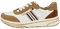 ARA Damen Sapporo Sneaker, Toffee Weiss Rosegold Cognac, 39 EU Weit