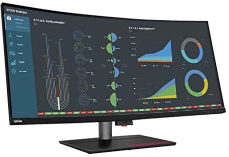 Lenovo 62C1GAT6EU, THINKVISION P40W-20 - Monitor Curvo Ultra Ampio, 39,7 cm