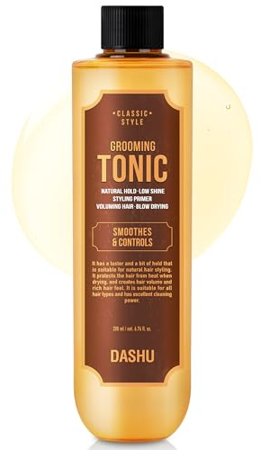 DASHU Classic Style Grooming Tonic 200 ml - Natural Hold, Styling Promer, Voluming