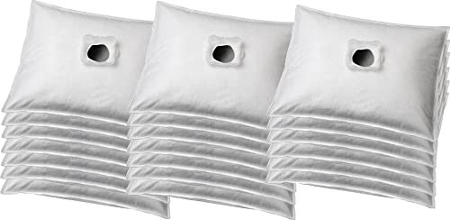 KOMA WB02PL Lot de 20 sacs d'aspirateur avec bouchon anti-poussière en plastique pour aspirateur Rowenta Wonderbag Silence