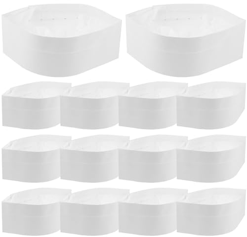 HEMOTON Gorros de cocina desechables de papel para cocinar, 20 unidades, de tela no tejida