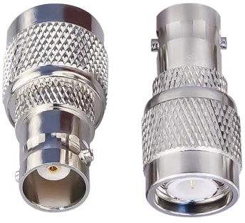 TUOLNK BNC auf TNC Koax Adapter TNC Stecker auf BNC Buchse RF Koaxialstecker für WLAN Antennen Verlängerungskabel 2St