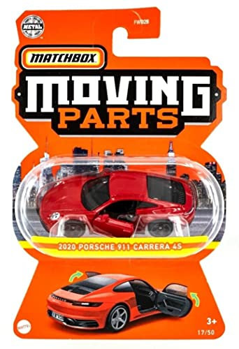 Matchbox Moving Parts 2020 Porsche 911 Carrera 4S [Rot] 17/50