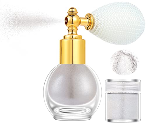 Glitzer-Spray für Haar und Körper, Highlight Powder Spray, Glitzer-Textmarker Spray, Schimmer Sparkle Pulver Make- Up Spray, für Haar Gesicht Körper Festival Party Make Up Dekoration (#1)