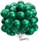 BIO Luftballons Grün [50 Stück] • MADE IN EU • Zertifiziert nachhaltige Bio Ballons • 100% Naturlatex • Klimaneutral hergestellt • Ø 34cm Helium Luftballons Dunkelgrün • Luftballons Geburtstag Bunt