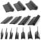 14pcs Sanding Block, Sanding Block Rubber Sandpaper Mat Flexible Contour Sanding Grips Set Polishing Pad Woodworking Tools for Sanding Convex and Concave Profiles