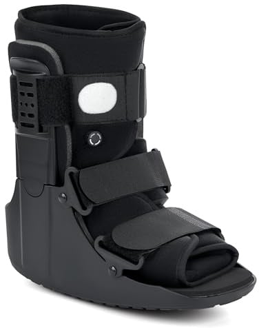 honarry Walking Boot for Broken Foot & Injuries - Lightweight Medical Boot with Anti-Slip Sole, Adjustable Straps & Rigid Support for Ankle/Foot Recovery M
