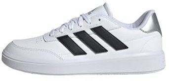 adidas Courtblock Shoes, Scarpe da ginnastica Donna, Cloud White Core Black Silver, 38 EU