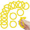12 Pieces Silicone Replacement Gasket for Jars, Airtight Rubber Seals Rings for Glass Clip Top Jars, Leakproof Silicone Gasket Sealing Rings for Mason Jars, Elastic and Fits Most Sizes (Yellow)