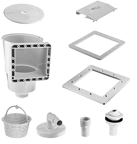 URPIZY Skimmer per Piscina Fuori per Terra e Kit di Accessori per Corpo Skimmer in plastica per Hayward per SP1091LX per Dyna-Skim Piscina Skimmer