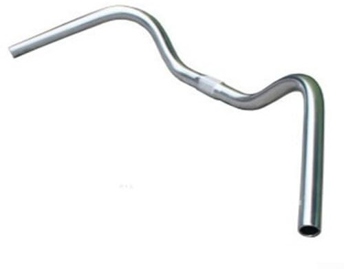 Hasaller Fahrradlenker aus Legierung, 25,4 mm Breite 560 mm, Allround-Trekking-Fahrradlenker, legiertes Material, bequeme Fahrt, faltbarer MTB-Ersatz (Eisen)