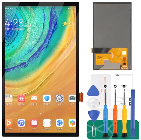 SRJTEK Kit de réparation LCD pour Nintendo Switch OLED 2021 pour Nintendo Switch OLED 2021 pour Nintendo Switch OLED modèle 2021 numériseur écran tactile de rechange noir 7