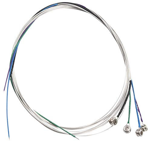 Rfeeuubft 4 Stück/Set Violin-Saiten E-A-D-G aus Stahldraht + Nickel Musikinstrument Zubehör