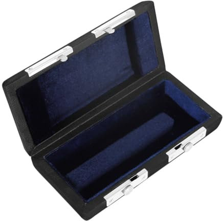 FUNOMOCYA Leder Aufbewahrungsbox Für Flötenmundstück Flötenkopf Schutzetui Tragbar Langlebig Für Querflöte Zubehör Anfänger Geeignet Klein
