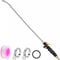 Stainless Steel Angled Extension Wand Lance, Spray Bar Replacement, Comfortable Rubber Handle, Compatible With Pump Sprayers
