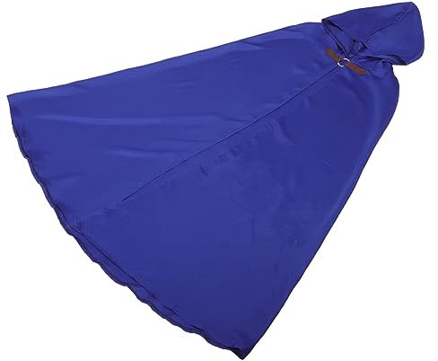 LIFKOME Halloween Kapuzenumhang Für Mittelalterlicher Cloak Für Cosplay Und Piratenkostüm Für Halloween Und Strapazierfähigem Blau