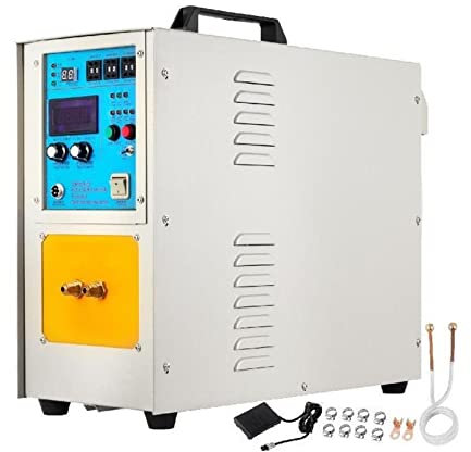 Riscaldatore per bulloni a induzione Riscaldatore a induzione ad alta frequenza 15KW 30-100 KHz Riscaldamento a bobina di induzione Forno di fusione del metallo Saldatura Macchina for tempra Lavora in