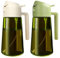 YARRAMATE Spruzzino Olio in Vetro Luce Blocco Scuro Verde per Friggitrice Aria 2 in 1 da 2, 470 ml Dosatore d'Oliva Bottiglia e Oliera Spray da Cucina, Nebulizzatore (bianco e verde)