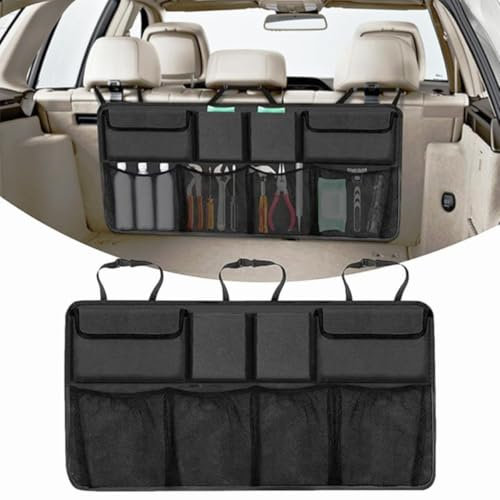 LJWAN Organizer Bagagliaio Auto per Renault Captur II I/Captur E-Tech 2019-2024, Appendere Portaoggetti Borsa Scomparto Borse Bagagliaio Accessori Multi-Tasca