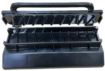 NONDK Prensa Grande para Hacer Kebab, Kabab de Plástico Negro, Molde Manual para Kebab, Brochetas para Barbacoa para Kebab