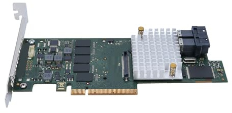 Yanmis Praid EP420i RAID -Modul, 2 GB DDR3 -Cache -RAID -Controller -Karte, 2G RAID -Steuerkarte, Unterstützung für 240 HDD -SSD -Laufwerke und RAID 6 60, Ultra -Fast -Datenübertragung