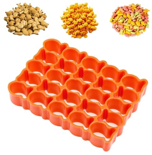 25 Grid Goldfish Biscuit Cutter - Multi-Cavity Cookie Mould | Baking Cutter Set for Crackers, Biscuits & Cheese | Kids Baking, Party Food Decorations