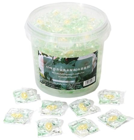 Waschseifen-Kapseln | Sanft duftender Farbschutz, Weichspüler, Wäsche-Geruchsbekämpfer, Waschmittel-Kapseln, für Zuhause, Wohnheim, Wohnung, Schule, Badezimmer