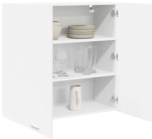 vidaXL Hängeschrank Weiß 80 x 31 x 80 cm Holzwerkstoff