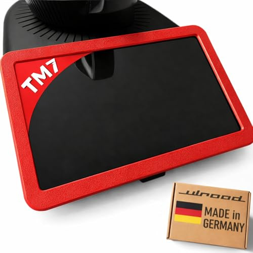 ULROAD Displayschutz Bumper kompatibel mit Thermomix TM7 Abdeckung Ecken Display Schutz Zubehör Displayabdeckung Schutzplatte Schutzrahmen (ROT) Rahmen