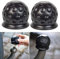 Cubierta de Bola para Gancho de Remolque, 2 x negra, para Cabeza de bola de hasta Ø 50 mm (2 pulgadas) Cubierta de goma, Cubierta de Gancho, Tapon Protector contra la abrasión y la suciedad, Caravana
