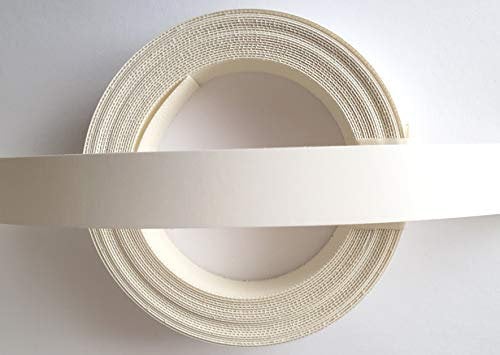Veneers Online Ltd - Cinta de melamina para planchar (22 mm, 5 m), color blanco