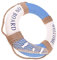 VALICLUD Salvagente Nautico Boa Benvenuto a Bordo Decorativo Appeso a Parete Decorazione Ornamento 50 Cm Pesce Azzurro