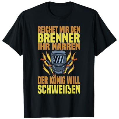 Schweißer Schweißgerät Wig Metallbauer Schlosser Handwerker T-Shirt