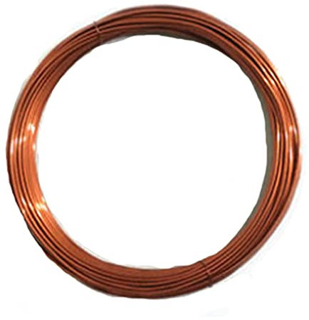 Filo di rame smaltato, diametro 2,0 mm, lunghezza 1 m.