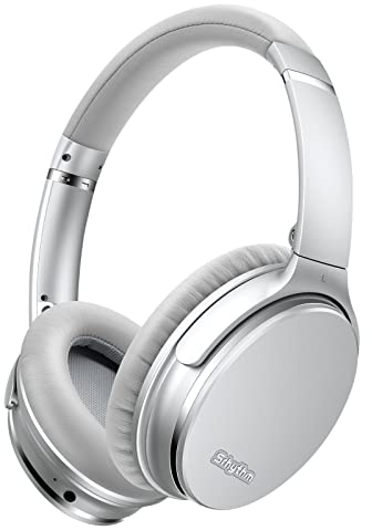 Srhythm NC35 ANC Over-Ear con Tipo-C Carga Rápida Mic,Plegable Auriculares Inalámbricos con Cancelación de Ruido Bluetooth 5.0,Llamada de Voz,Mega Bass,51+ Horas de Tiempo de Juego