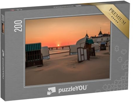 puzzleYOU: Puzzle 200 Teile „Pier Ahlbeck, Ostsee, Insel Usedom“ – aus der Puzzle-Kollektion Usedom
