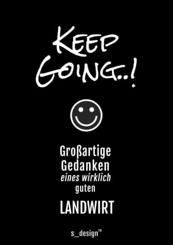 Notizbuch für Landwirte / Landwirt / Bauer: Originelle Geschenk-Idee [120 Seiten liniertes DIN A4 blanko Papier]